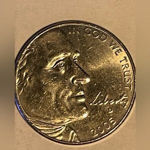 2005 D Mint Nickel-Rare Buffalo Five Cent Coin